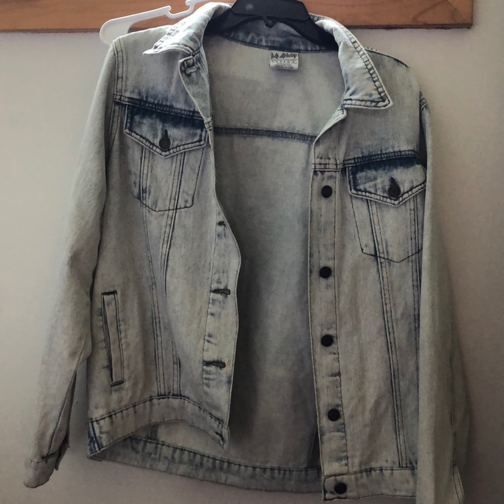 Acid Wash Jean Jacket